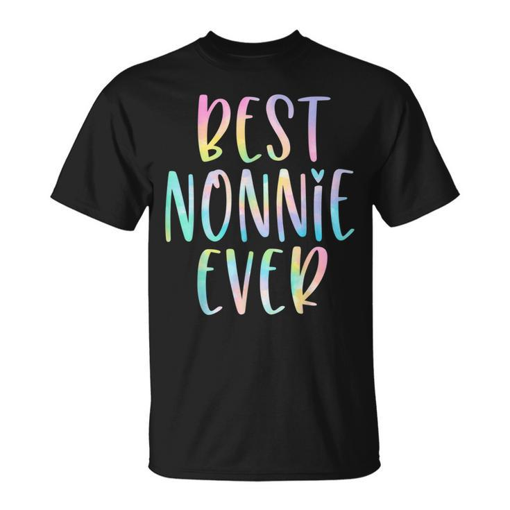 Best Nonnie Ever Gifts Grandma Mothers Day Tie Dye Unisex T-Shirt