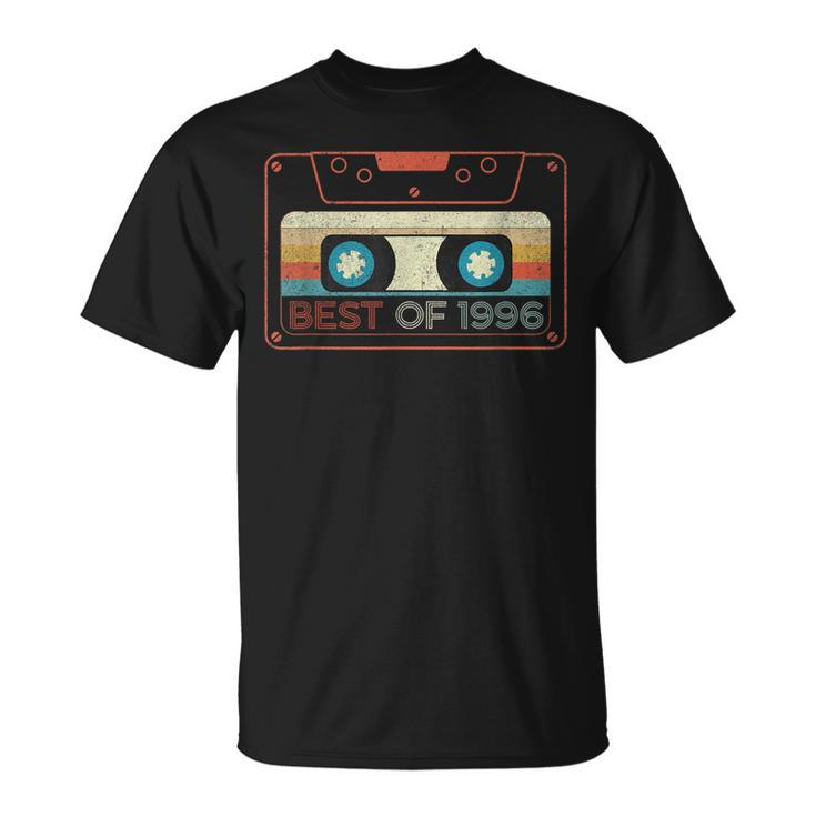 Best Of 1996 Cassette Tape Year Of Birth Birthday Unisex T-Shirt