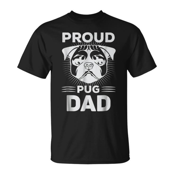 Best Pug Dad Ever  Dog Lover Funny T Unisex T-Shirt