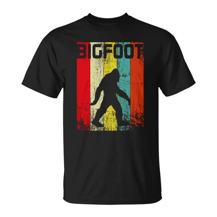 Bigfoot Vintage Retro Vintage Sasquatch Bigfoot T-shirt