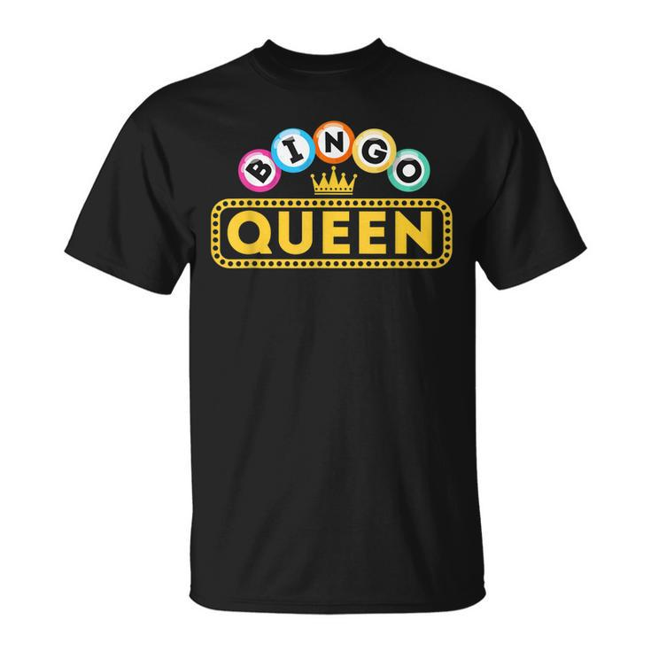 Bingo Queen - Bingo Lover Gambler Gambling  Unisex T-Shirt