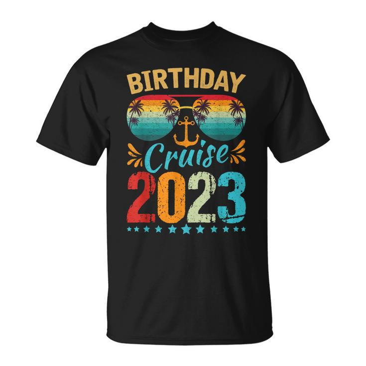 Birthday Cruise Squad Birthday Party Cruise Squad 2023 T-shirt