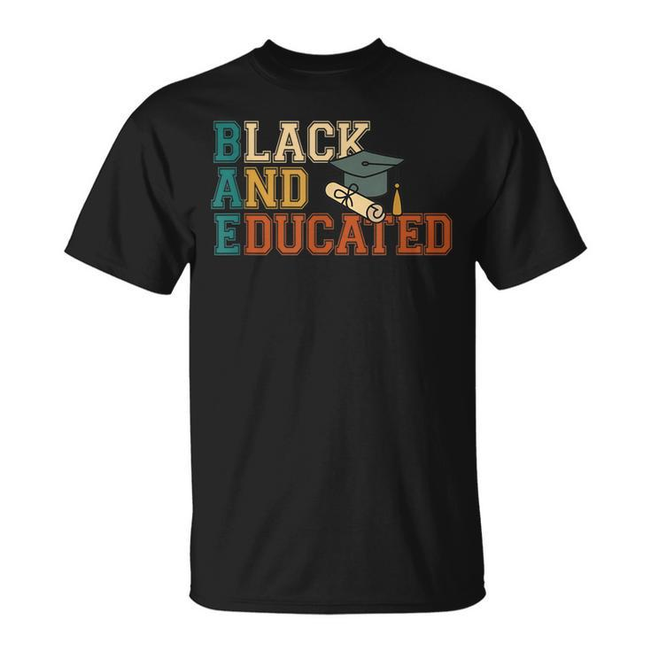 Black And Educated Black History Month Pride African T-Shirt