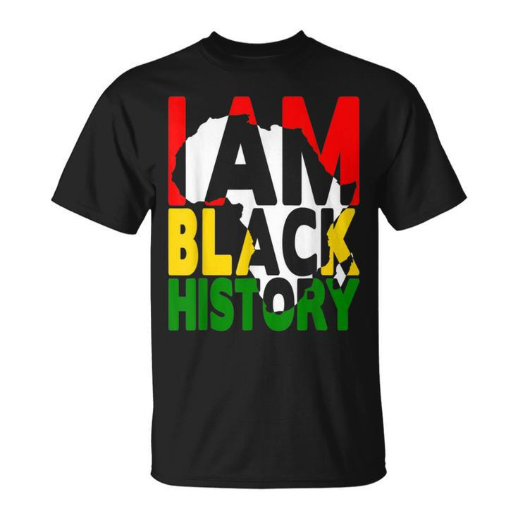 I Am Black Every Month Black History Month African Pride T-shirt