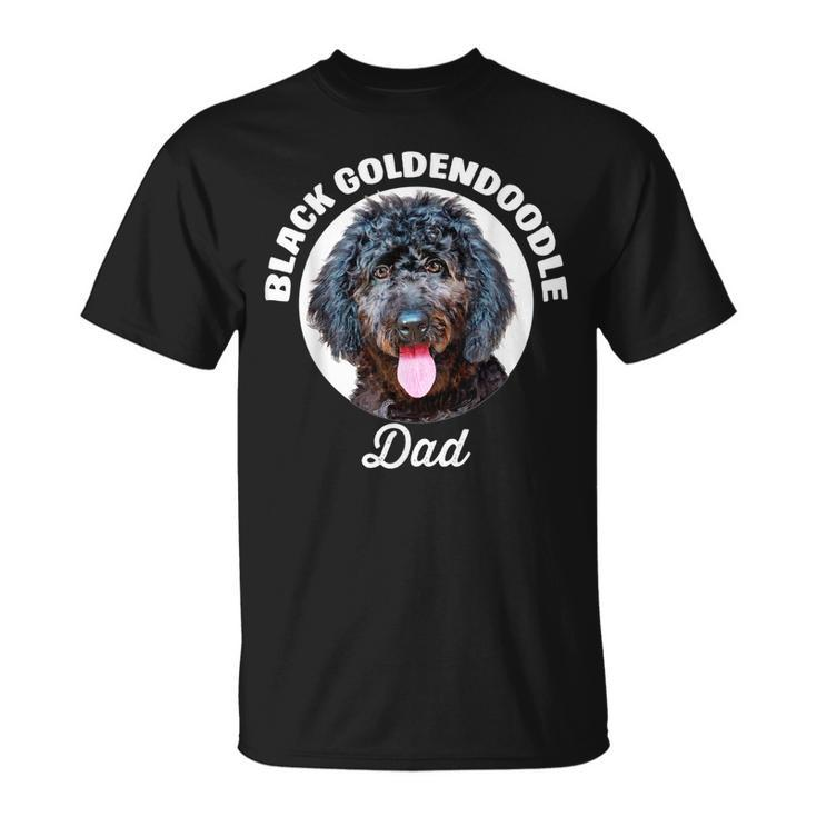 Black Goldendoodle Dog Dad T-shirt
