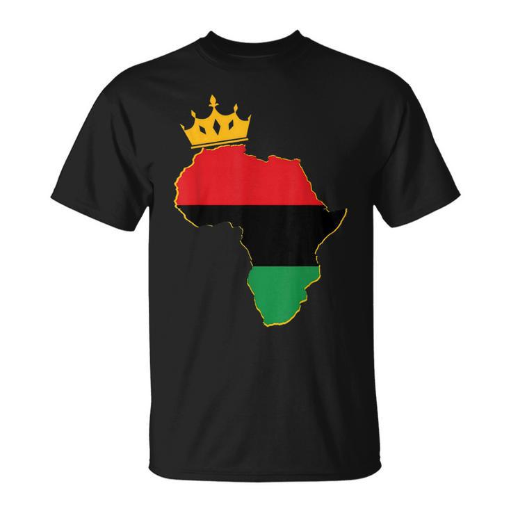 Black King Queen Couple Matching African American Valentine T-Shirt