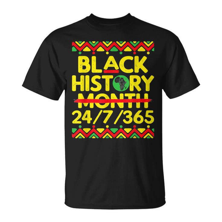Black History Month 2023 Black History 247365 Melanin T-Shirt
