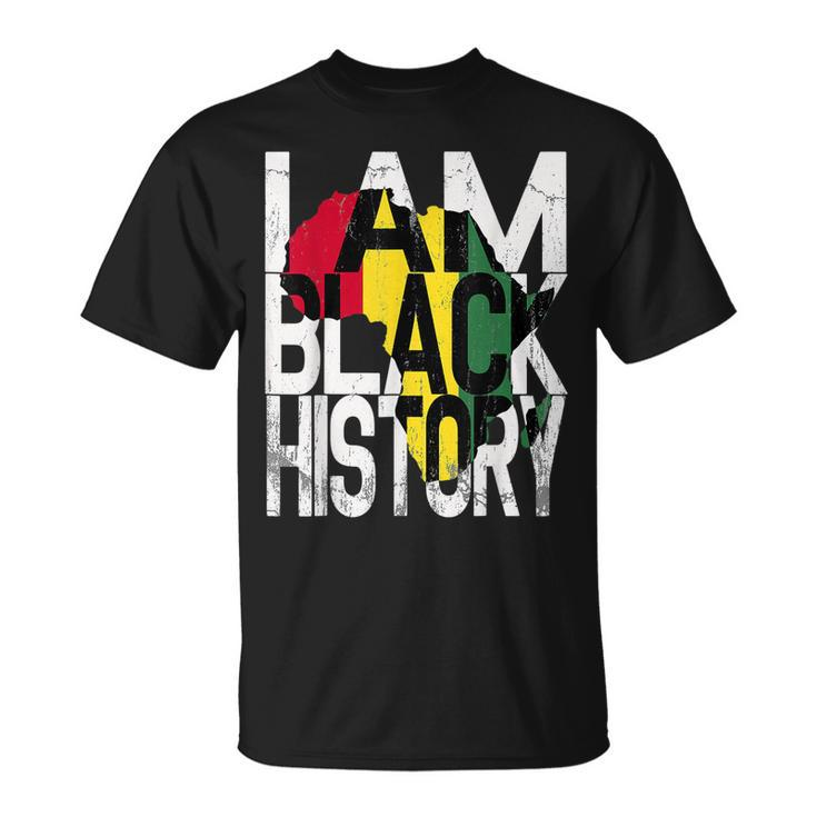 I Am Black History Month African American Pride Celebration V26 T-Shirt