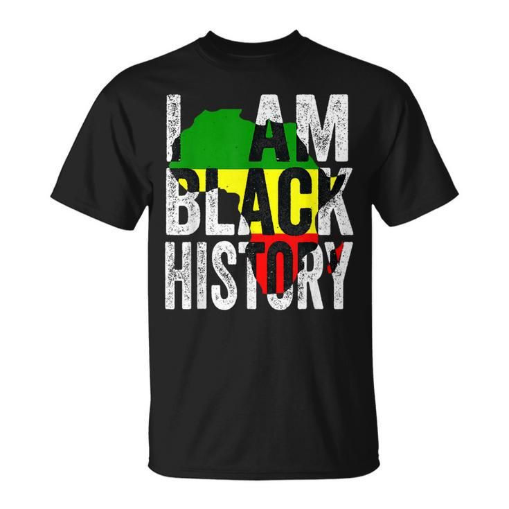 I Am Black History Month African American Pride T-Shirt