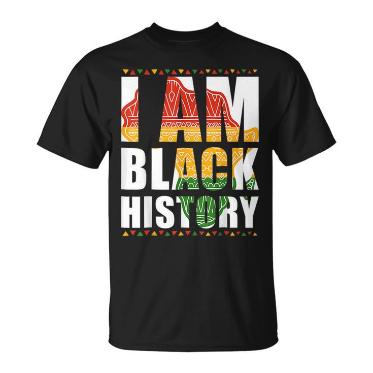I Am Black Woman Black History Month Educated Black Girl V12 T-Shirt