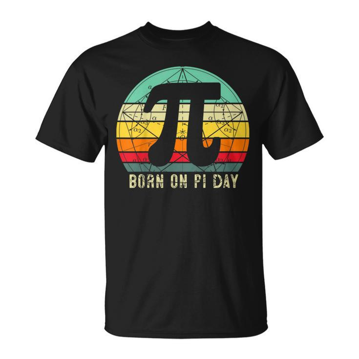 Born On Pi Day Math Equations Sunset Gift Geek Nerd Birthday  Unisex T-Shirt