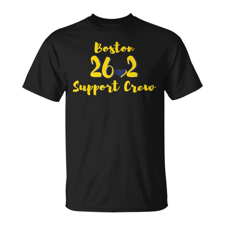 Boston 262 Marathon Support Crew  Unisex T-Shirt