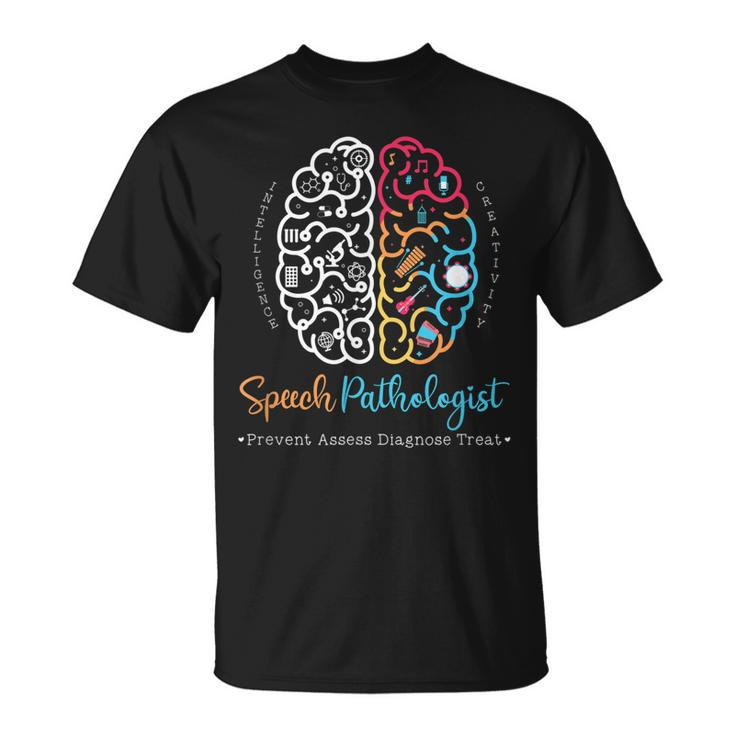 Brain Of A Speech Pathologist Speech Language Therapy  Unisex T-Shirt