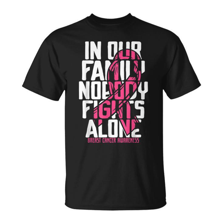 Breast Cancer Support Pink Breast Cancer Awareness T-shirt - Thegiftio