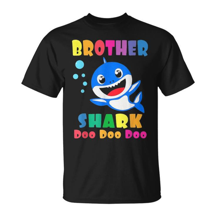 Brother Shark  Funny Fathers Day Gift For Mens Dad Unisex T-Shirt