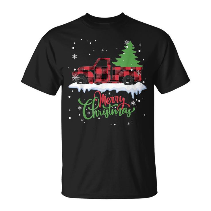 Christmas red truck store shirts