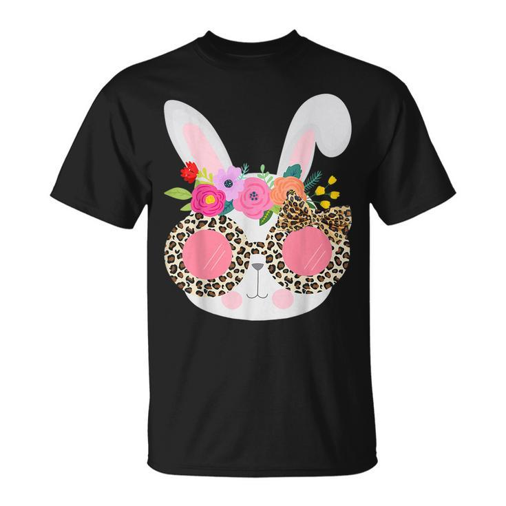 Bunny Face Leopart Print Easter Basket Stuffer For N Girl  Unisex T-Shirt