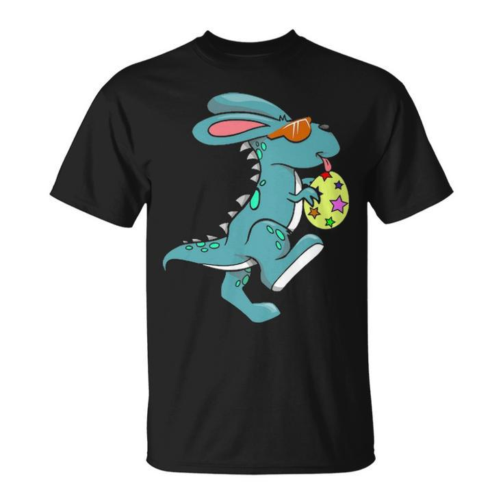 Bunnysaurus Easter T Rex Bunny Egg Hunting Rabbit V3 Unisex T-Shirt