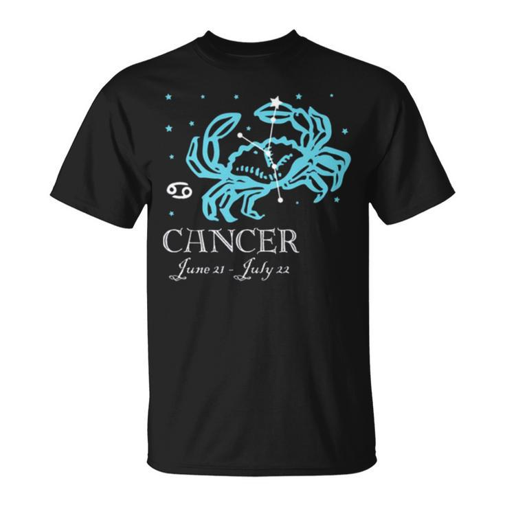 Cancer The Crab Constellation Unisex T-Shirt