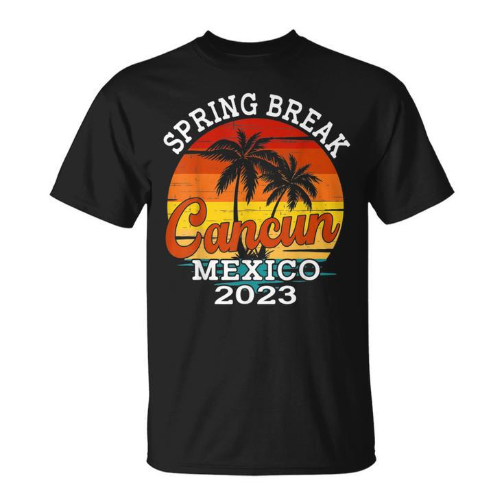 Cancun Mexico 2023 Spring Break Family Matching Vacation  Unisex T-Shirt