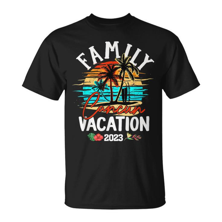 Cancun Mexico Vacation 2023 Matching Family Group V2 T-Shirt