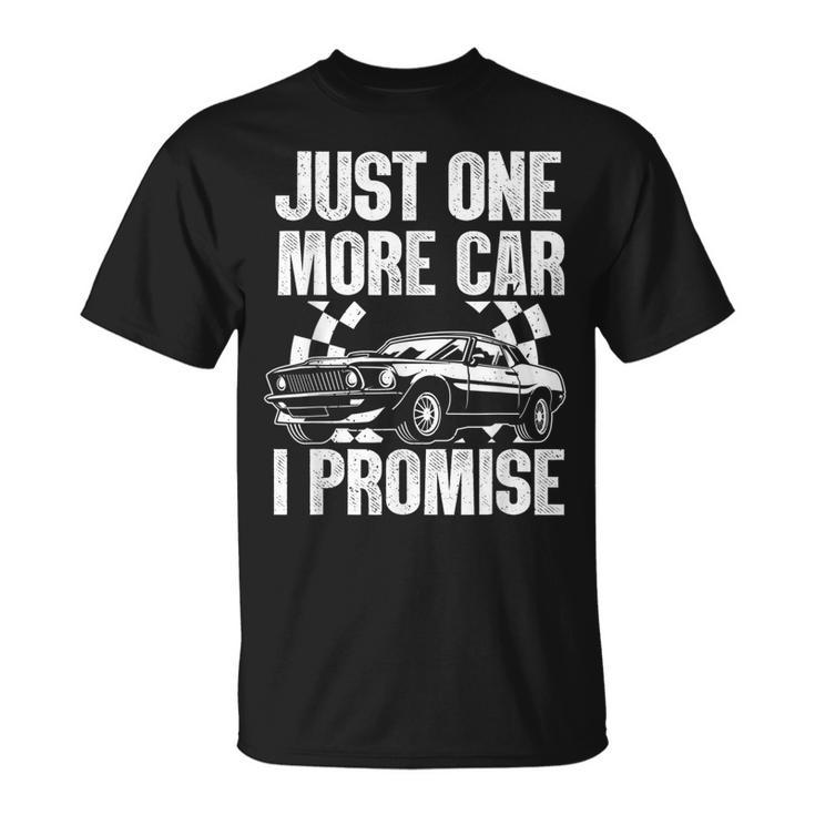 Car Lover For Men New Engine Owner Classic Car Technician Unisex T-Shirt