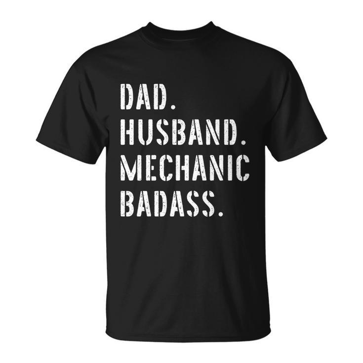 Car Mechanic Dad Funny Gift From Daughter Son Wife Gift Unisex T-Shirt