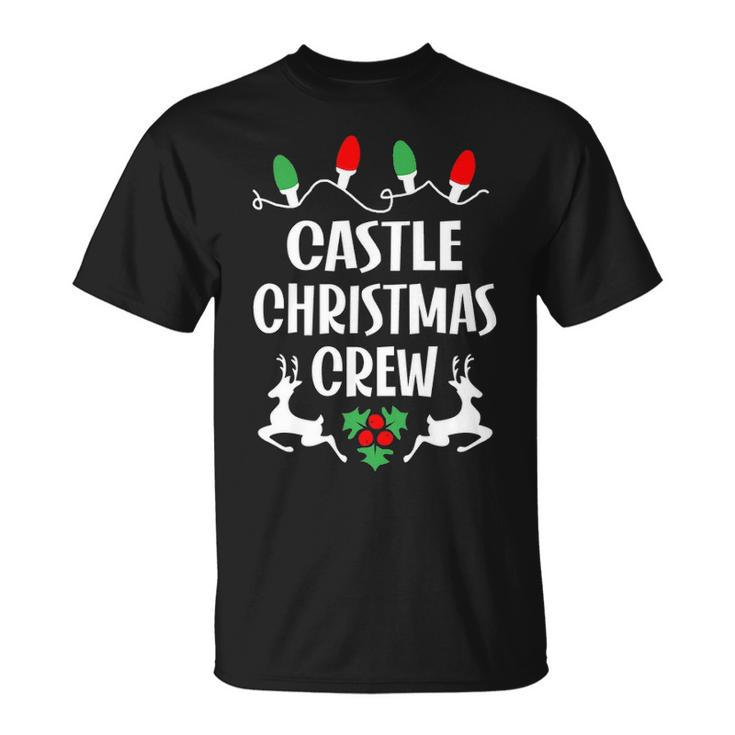 Castle Name Gift Christmas Crew Castle Unisex T-Shirt