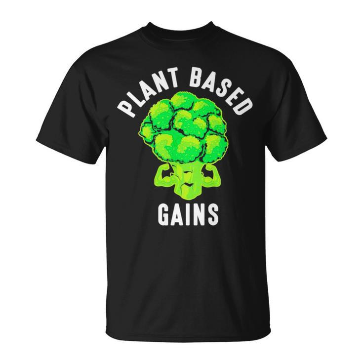 Cauliflower Plant Based Gains Unisex T-Shirt