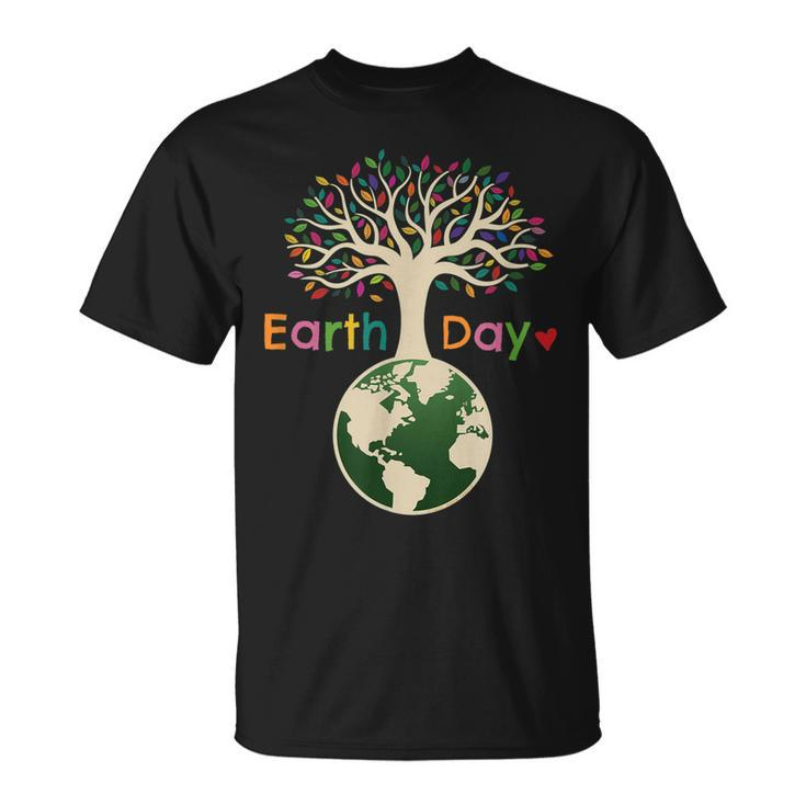 Celebrate Earth Day Colorful Tree - Earth Day  Unisex T-Shirt