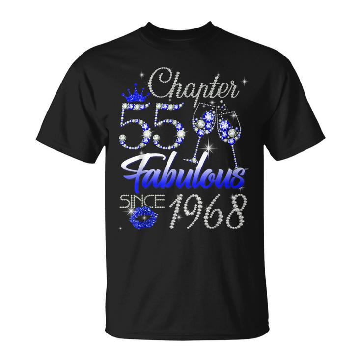 Chapter 55 Fabulous Since 1968 55Th Birthday Queen T-Shirt