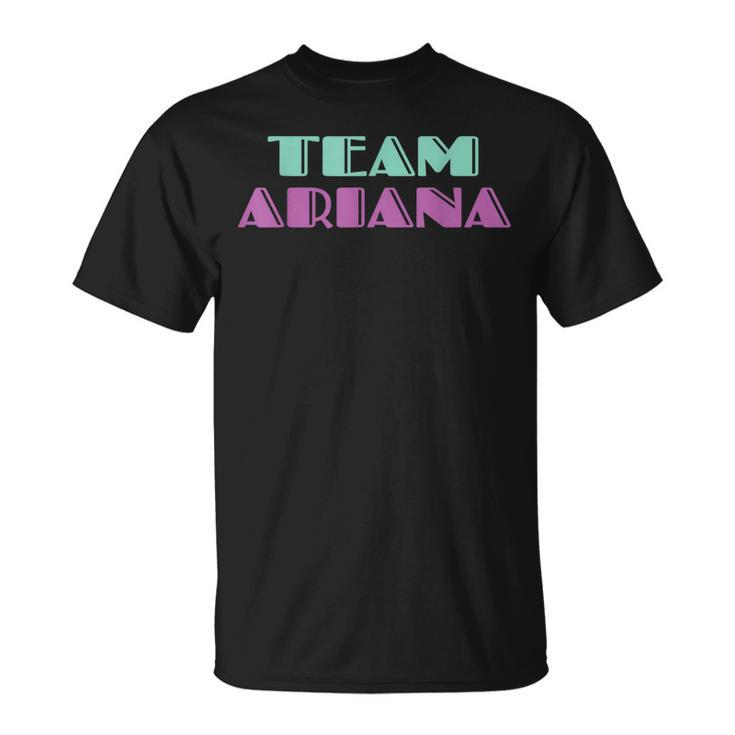 Cheer For Ariana Show Support Be On Team Ariana | 90S Style  Unisex T-Shirt