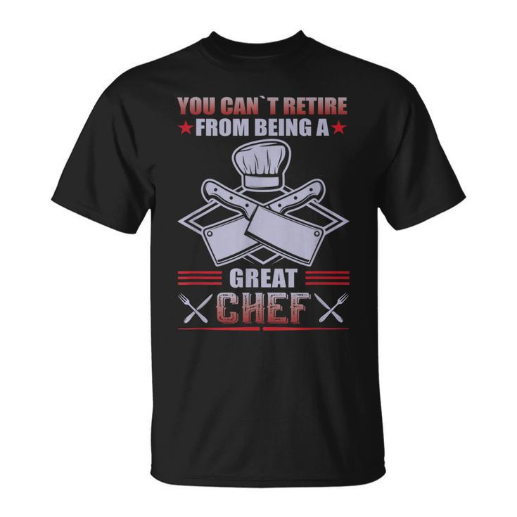 Chef Hat Cook Retirement Cooking T-shirt