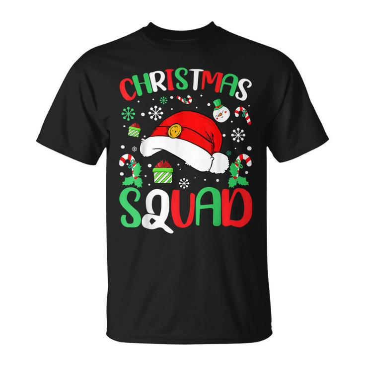 Christmas Squad Family Group Matching Christmas Party Pajama T-shirt