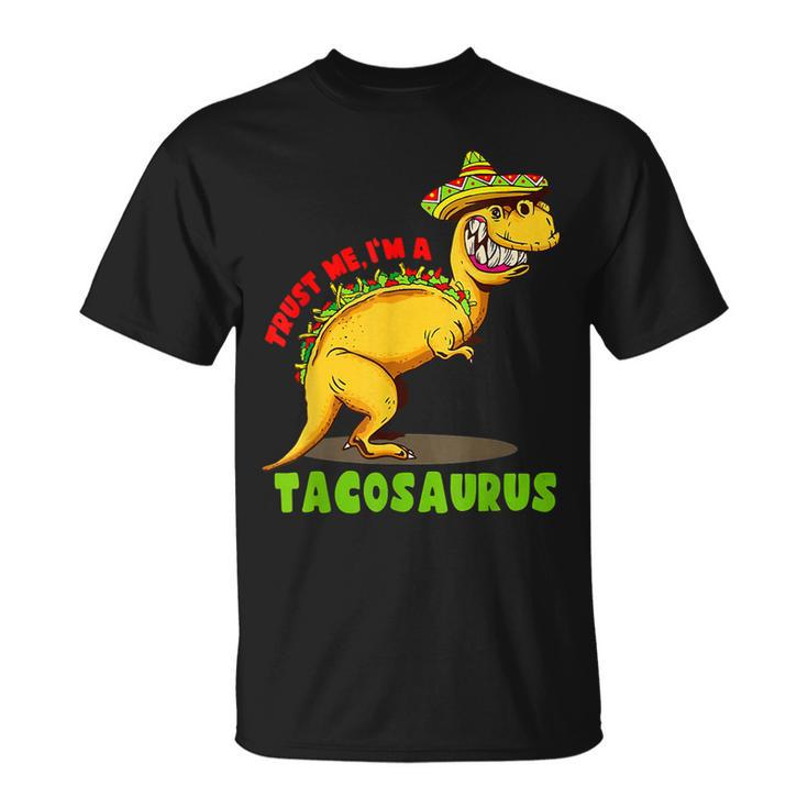 Cinco De Mayo Taco Saurus Tacos T Rex Mexican Men Women T-Shirt