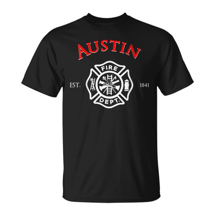 City Of Austin Fire Rescue Texas Firefighter Duty T-Shirt