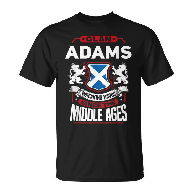 Clan Adams Scottish Surname Family Reunion Scotland T-shirt