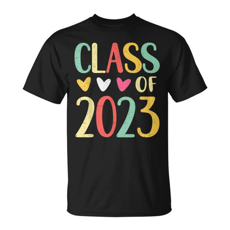 Class Of 2023 High School College Senior Graduation Womens Unisex T-Shirt