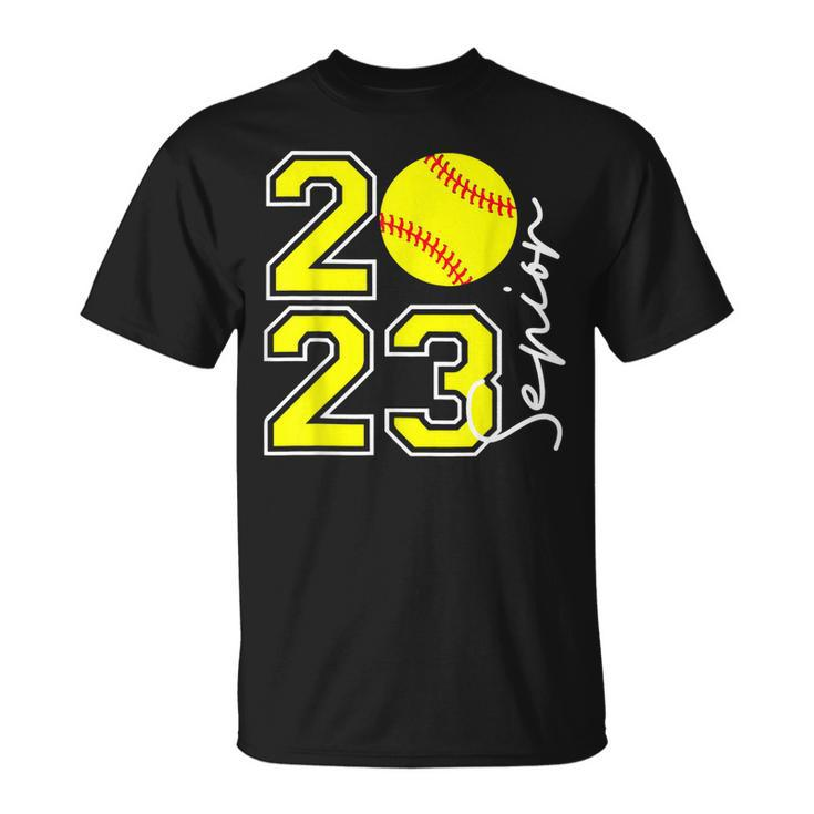 Class Of 2023 Softball Player Senior 23 Seniors  Unisex T-Shirt