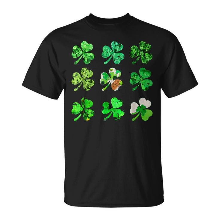 Clover Shamrock Irish For St Patricks & Pattys Day T-Shirt