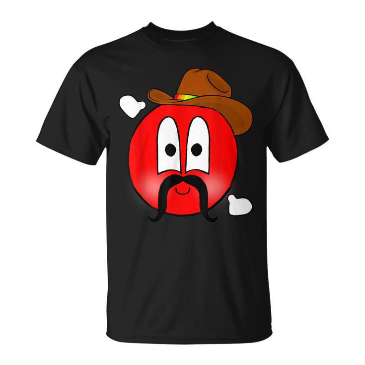 Colour Happy Red Face Hands Cowboy Day Boy Kids Adults 2023  Unisex T-Shirt