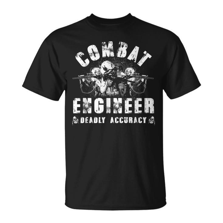 Combat Engineer Accurate Usa Military Sapper Unisex T-Shirt