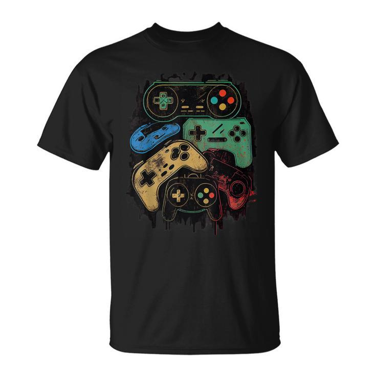 Control All The Things Video Game Controller Gamer Graphic  Unisex T-Shirt