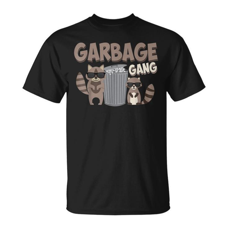 Cool Garbage Gang Raccoons | Funny Animal Trash Squad Gift Unisex T-Shirt