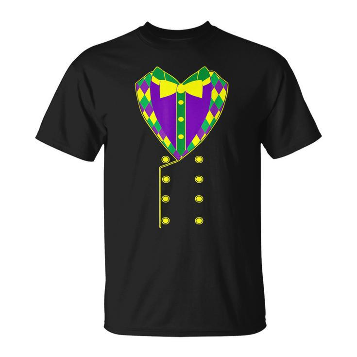 Cool Mardi Gras Tuxedo Suit New Orleans Festival Parade T-Shirt