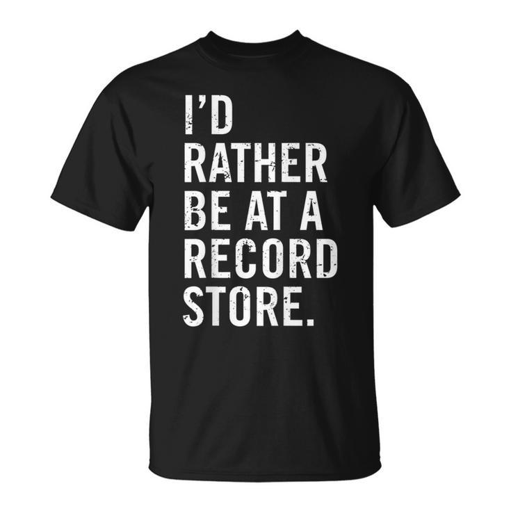 Cool Vinyl Records For Vinyl Record Store Lovers T-Shirt