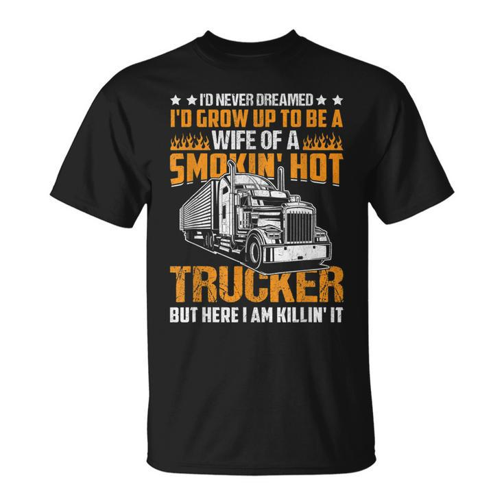Coolest Truck Driver Construction Workers Vehicle Trucker T-shirt