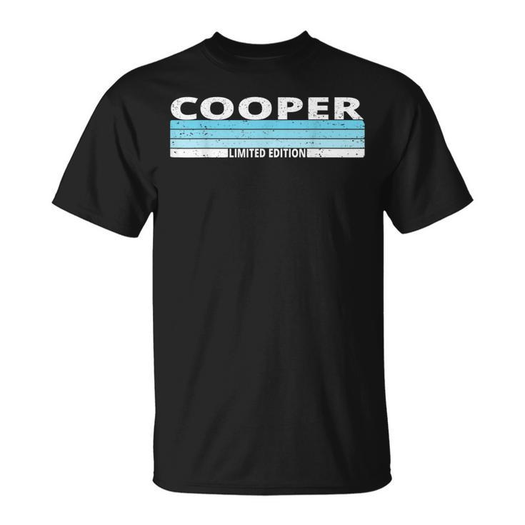 Cooper Surname Birthday Family Reunion 80S 90S Blue Sunset Unisex T-Shirt