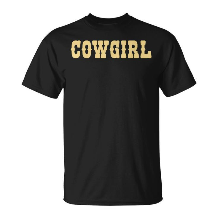 Cowgirl Brown Cowgirl  Unisex T-Shirt