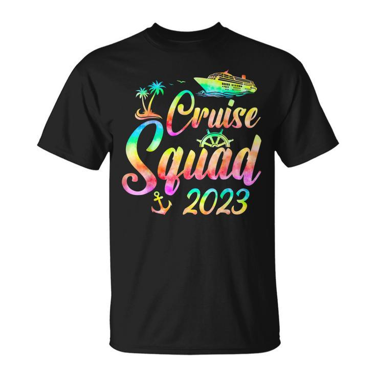Cruise Squad 2023 Summer Vacation Family Friend Travel Group T-Shirt